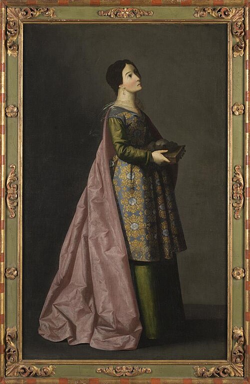 Saint Emerentiana (Santa Emerenciana), 1637, Francisco de Zurbarán