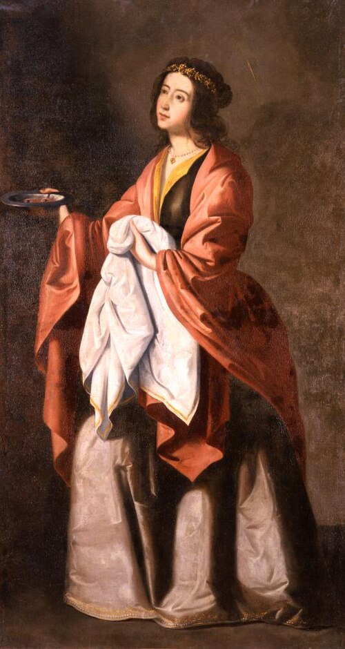 Sainte Lucie (New York), 1630, Francisco de Zurbarán