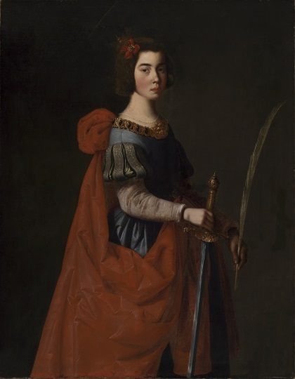 Saint Catherine of Alexandria, 1640, Francisco de Zurbarán