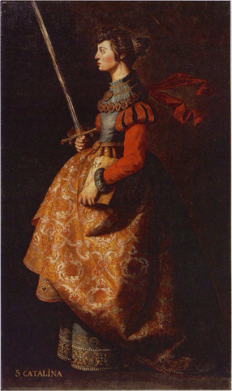 Saint Catherine of Alexandria, 1640, Francisco de Zurbarán