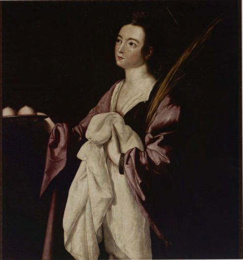 Saint Agatha, 1640, Francisco de Zurbarán