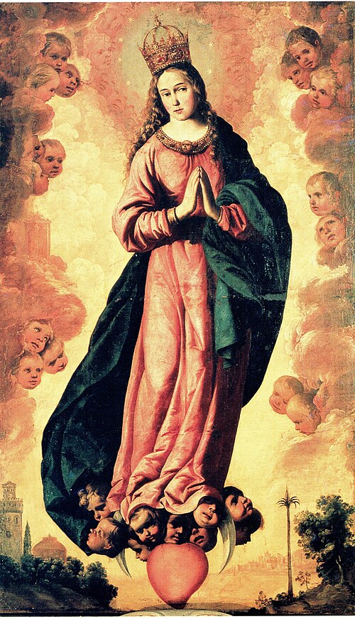 Inmaculada (Zurbarán, Catedral de Sevilla), 1650, Francisco de Zurbarán