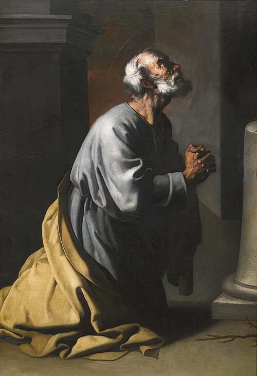 The Penitent Saint Peter, 1647, Francisco de Zurbarán