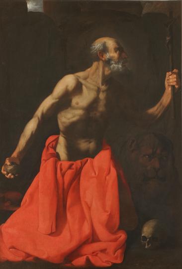 Saint Jérôme pénitent, 1650, Francisco de Zurbarán