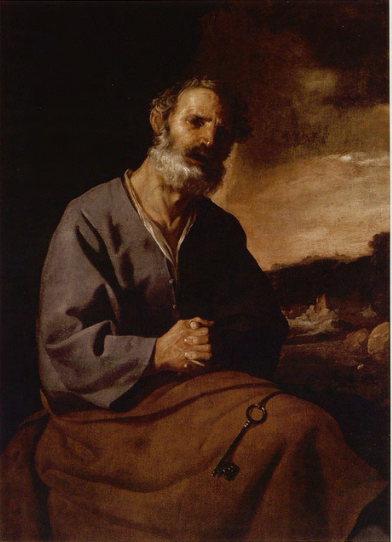 Le repentir de saint Pierre, 1650, Francisco de Zurbarán