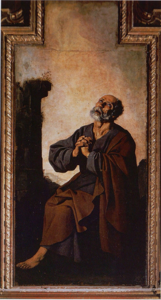 Tears of Saint Peter, 1650, Francisco de Zurbarán