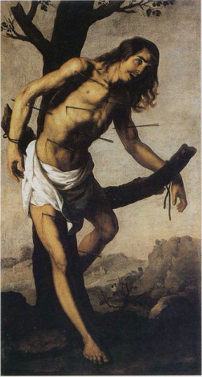 Saint Sebastian, 1650, Francisco de Zurbarán