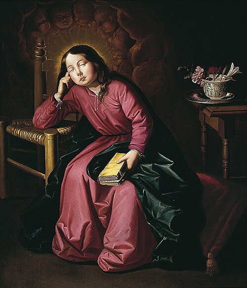 Sleeping Child Virgin, 1655, Francisco de Zurbarán