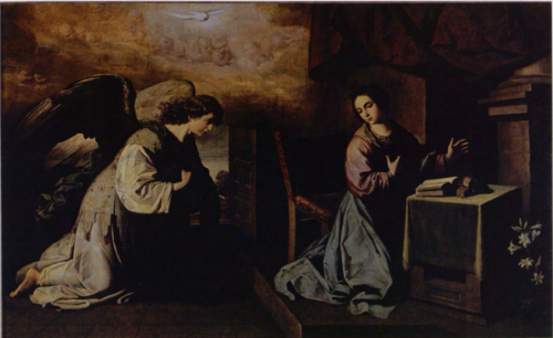 The Annunciation, 1655, Francisco de Zurbarán