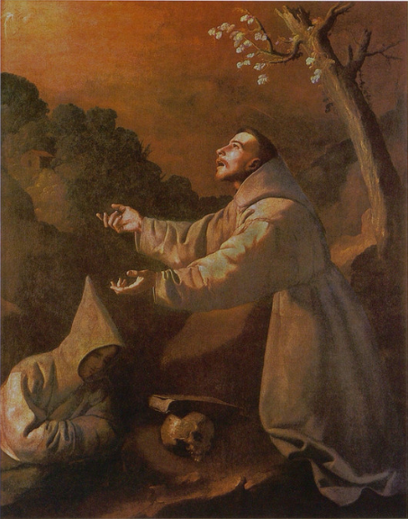 The Vision of Saint Francis, 1655, Francisco de Zurbarán