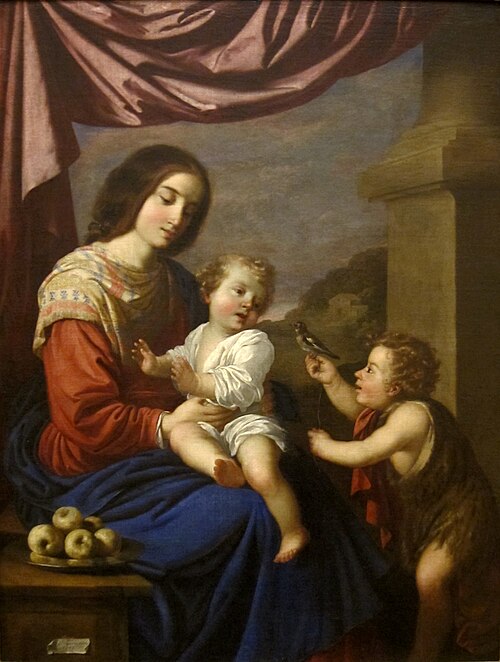 Virgin with Child Jesus and Child Saint John, 1658, Francisco de Zurbarán