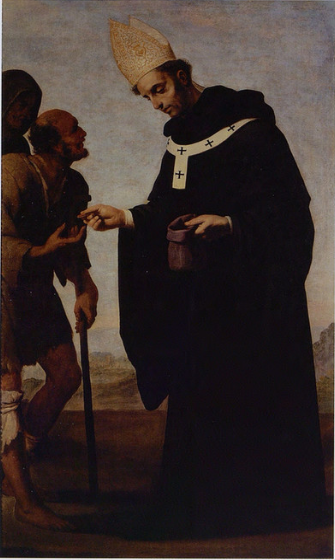 Saint Thomas of Villanova, 1660, Francisco de Zurbarán