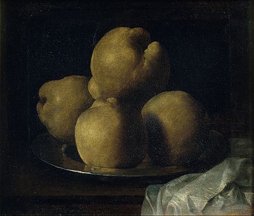 Nature morte au coings, 1633, Francisco de Zurbarán