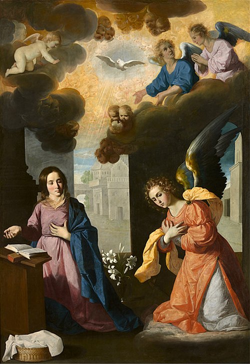 L'Annonciation, 1639, Francisco de Zurbarán