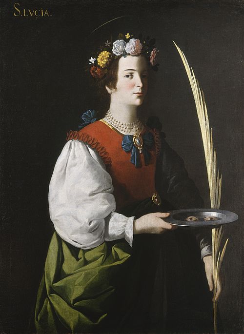 Sainte Lucie (NGA Washington), 1637, Francisco de Zurbarán