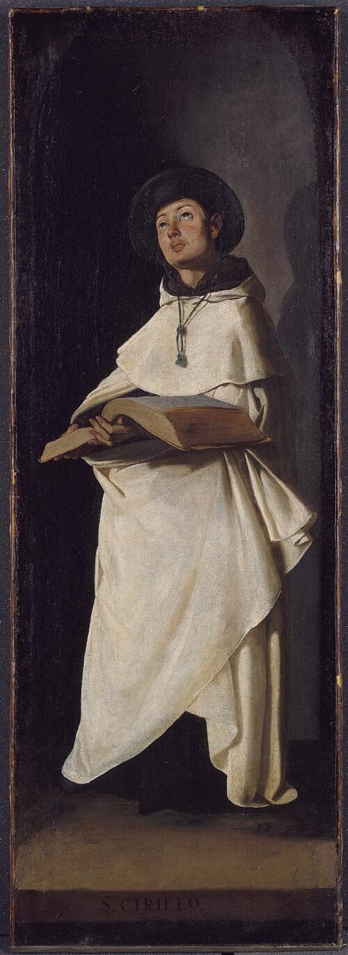 Saint Cyril of Constantinople, 1600, Francisco de Zurbarán