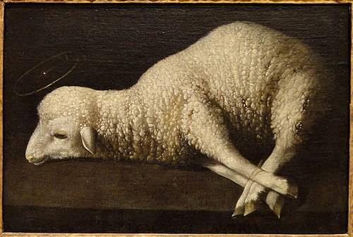 The Lamb of God, 1635, Francisco de Zurbarán