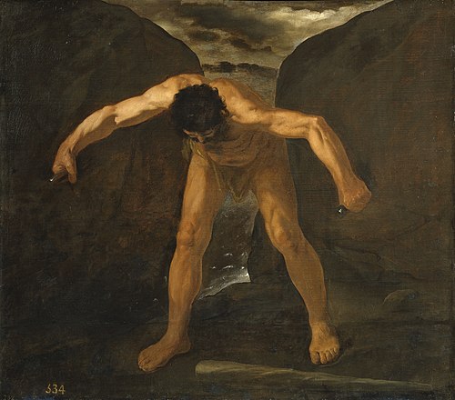 Hercule séparant les monts Calpe et Abyla, 1634, Francisco de Zurbarán