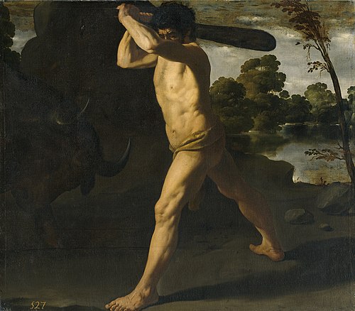 Hercules and the Cretan Bull, 1634, Francisco de Zurbarán
