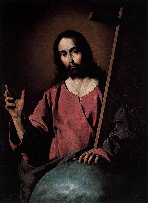 Christ the Saviour blessing, 1638, Francisco de Zurbarán