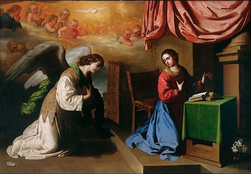 L'Annonciation, 1650, Francisco de Zurbarán