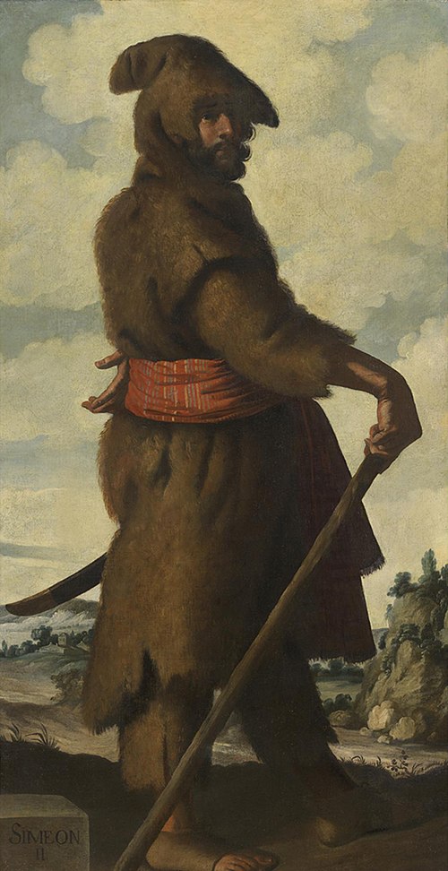 Siméon, 1645, Francisco de Zurbarán