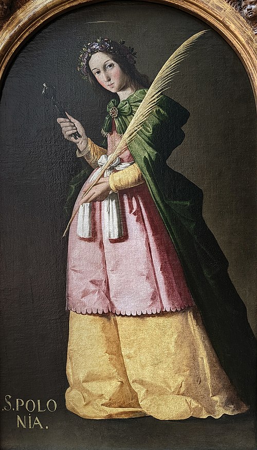 Sainte Apolline, 1637, Francisco de Zurbarán