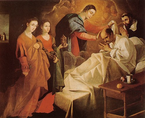 Miraculous Healing of the Blessed Reginald of Orleans, 1626, Francisco de Zurbarán