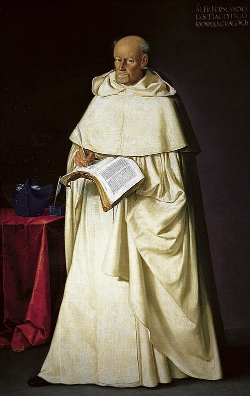 Friar Hernando de Santiago, 1630, Francisco de Zurbarán