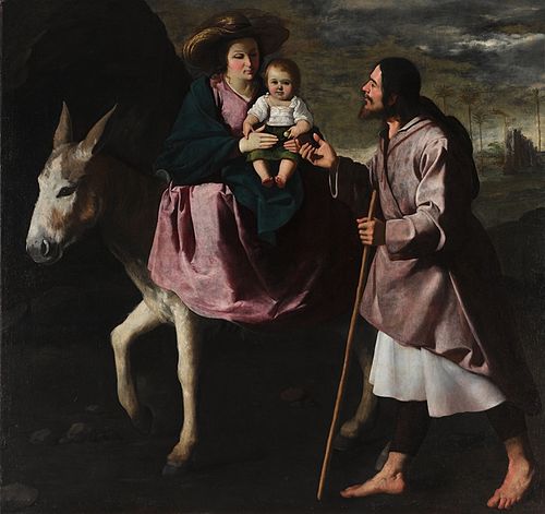 Flight into Egypt, 1639, Francisco de Zurbarán