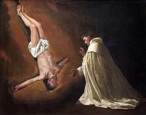 Apparition de saint Pierre à saint Pierre Nolasque, 1629, Francisco de Zurbarán