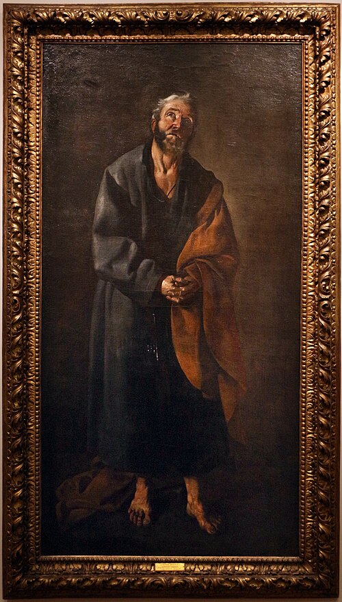 Saint Peter, 1633, Francisco de Zurbarán