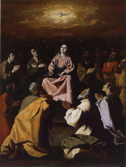 Pentecost, 1635, Francisco de Zurbarán