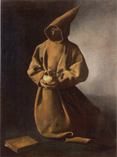 Saint Francis kneeling, 1635, Francisco de Zurbarán