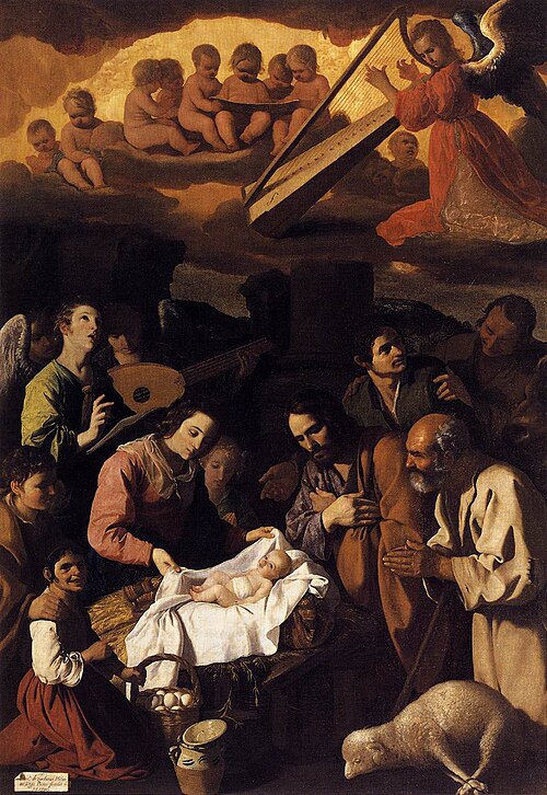 L’Adoration des bergers, 1638, Francisco de Zurbarán