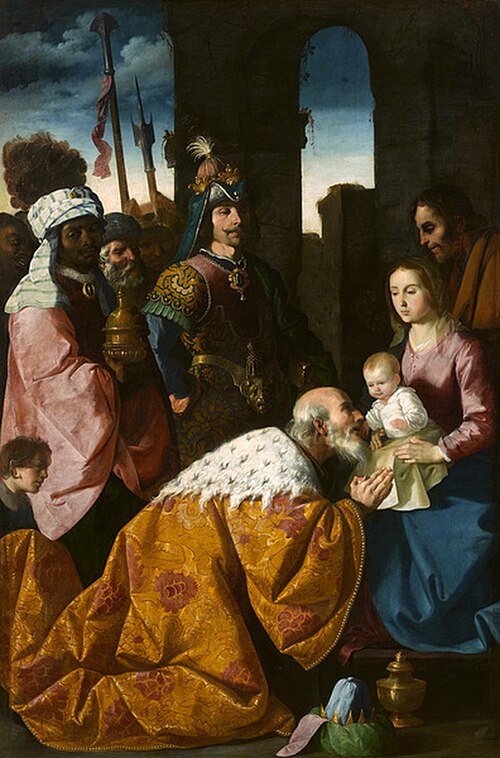 L'Adoration des mages, 1638, Francisco de Zurbarán