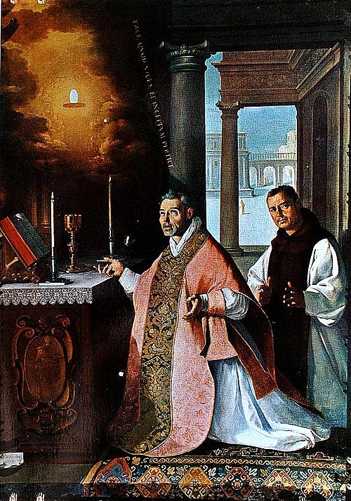 Mass of Father Cabañuelas, 1638, Francisco de Zurbarán