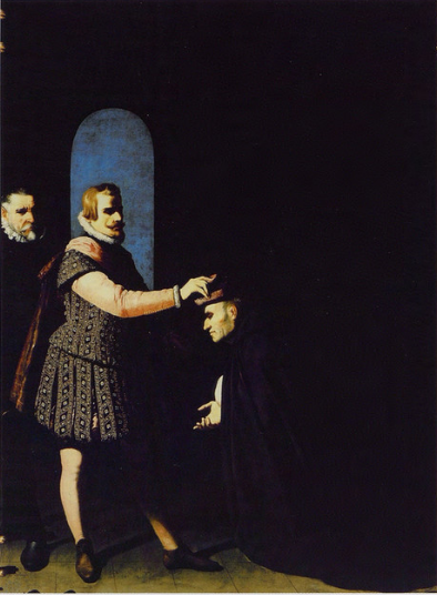 Friar Fernando Yáñez Refusing the Biretta of the Archbishop of Toledo, 1639, Francisco de Zurbarán