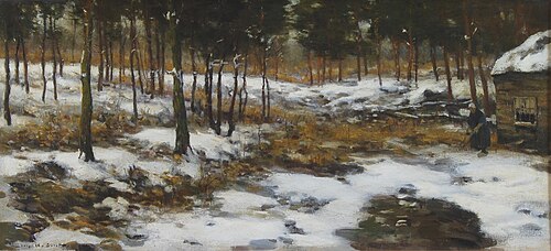 Winterlandschap, 1915, Louis Willem van Soest