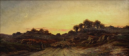 Return of the Sheep, 1863, Charles Volkmar