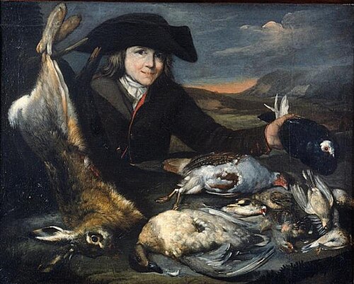 Huntsman with Game, 1715, Franz Roos
