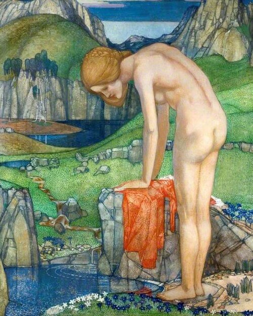 Cumberland Idyll, 1920, Edward Reginald Frampton