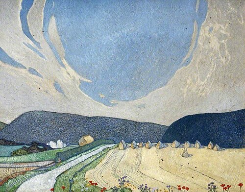The South Downs near Eastbourne, East Sussex, 1905, Edward Reginald Frampton