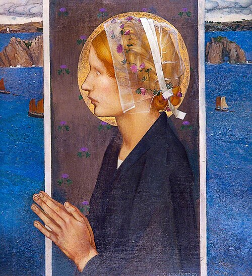 A Madonna of Brittany, 1913, Edward Reginald Frampton