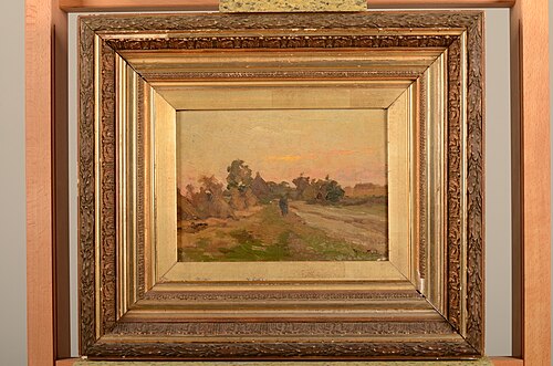 Landschap met korenschoven, , Hendrik Otto van Thol