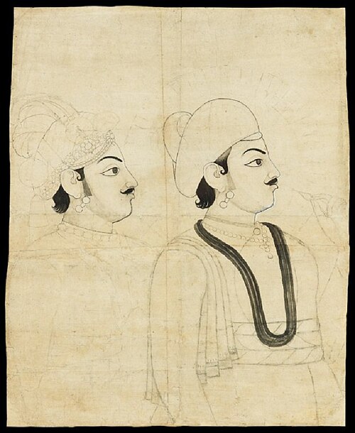Maharaja Pratap Singh, 1790, Sahib Ram