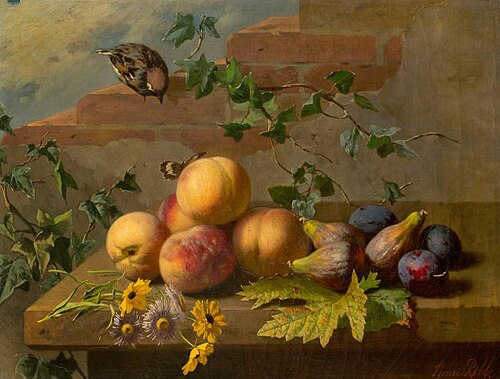 Still-Life of Fruit, , Henri Robbe