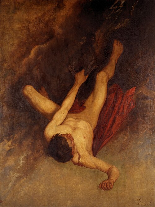 La Chute de Phaéton, 1886, Adolphe Pierre Sunaert