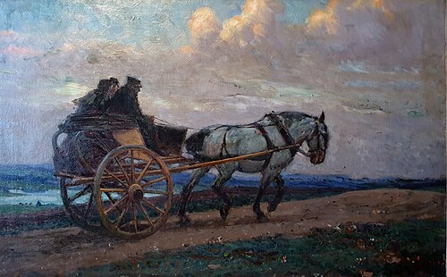 The return home, 1850, Pius Ferdinand Messerschmitt