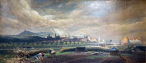 View over Bamberg from Southeast, 1909, Pius Ferdinand Messerschmitt